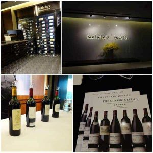 Sotheby’s pre-auction tasting